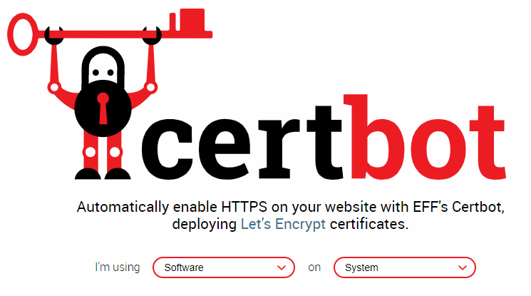 certbot-homepage